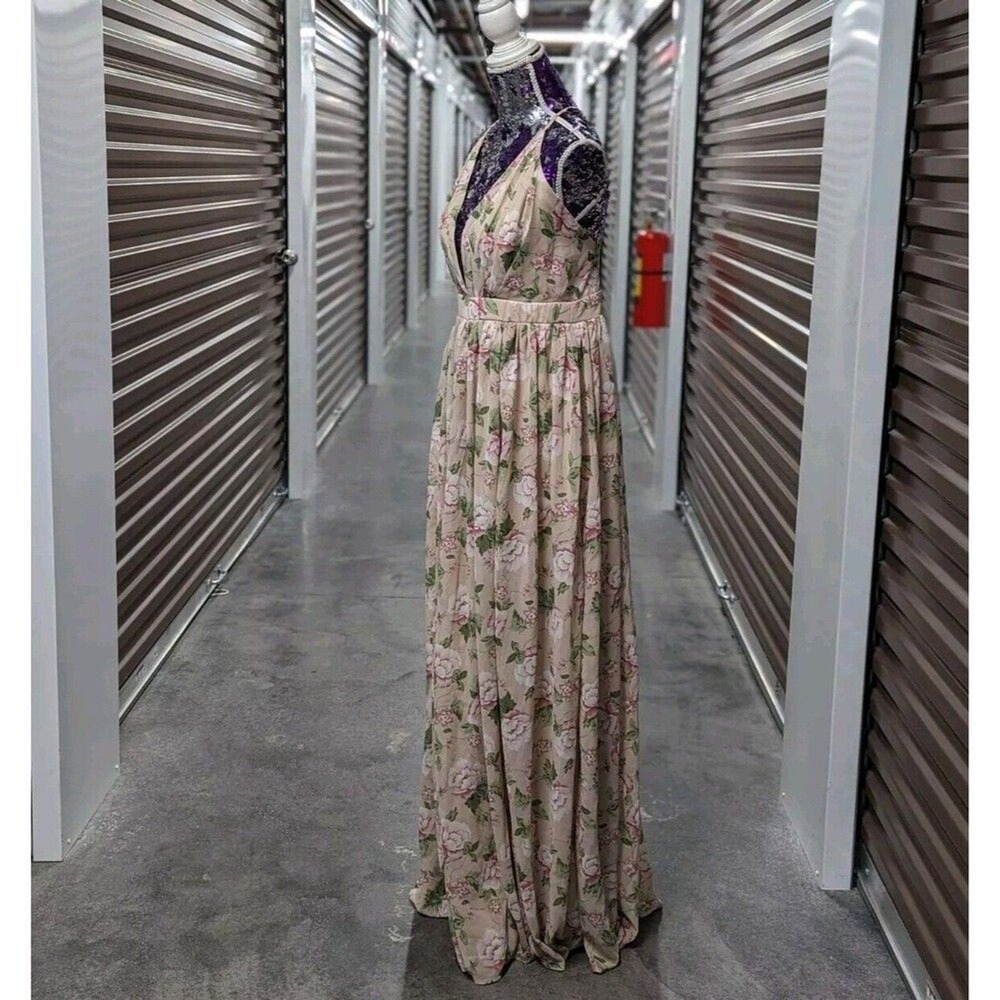 Coquette Cottagecore Fairycore Boho‎ Romantic Maxi Dress Down Windsor Medium